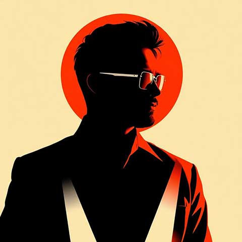 Preview for Stylish-man-portrait-illustration-aiartstyle-template-bfbfe