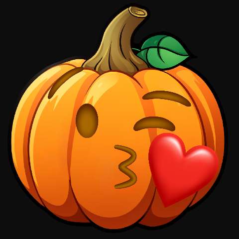 Preview for Halloween-pumpkin-with-heart-emoji-halloween-template-3086e