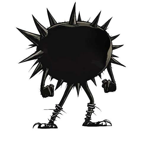 Preview for Spiky-character-illustration-dark-monster-template-c6f48
