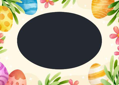 Preview for Easter-egg-frame-template-093a2
