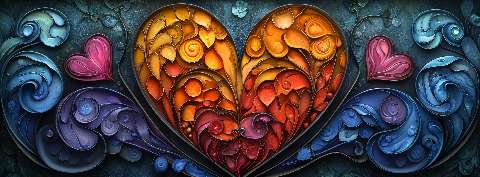 Preview for Stained-glass-heart-art-valentines-facebook-template-7f6a1