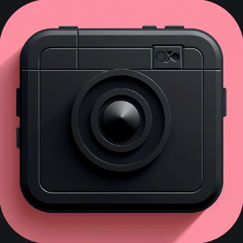 Preview for Action Camera App Icon Template