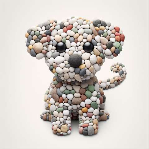 Preview for Pebble Puppy Art Design Template