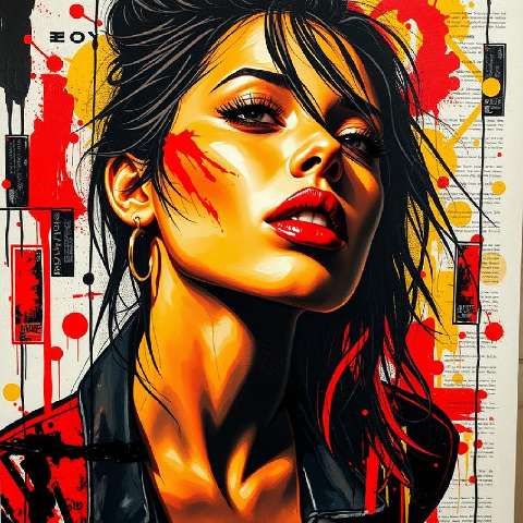 Preview for Vibrant-comic-art-portrait-aifeatured-template-c553e