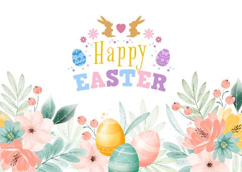 Preview for Happy-easter-floral-greeting-template-e4b06