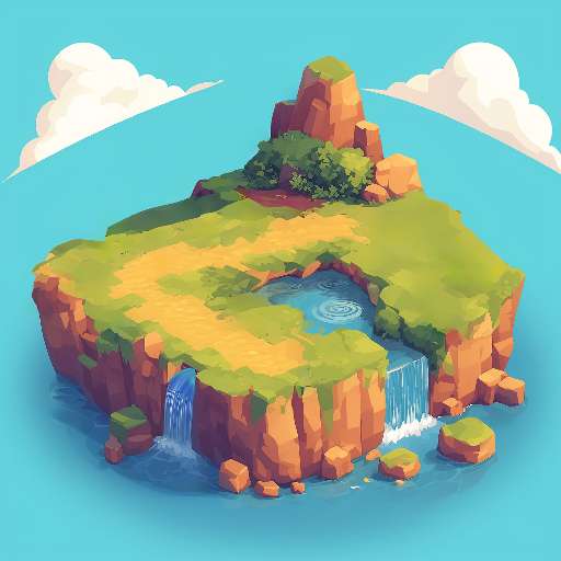 Preview for Isometric-island-oasis-classic-tiny-template-1d62d