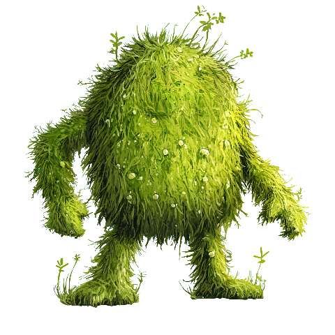 Preview for Green-grass-creature-illustration-elemental-monster-template-dc21a