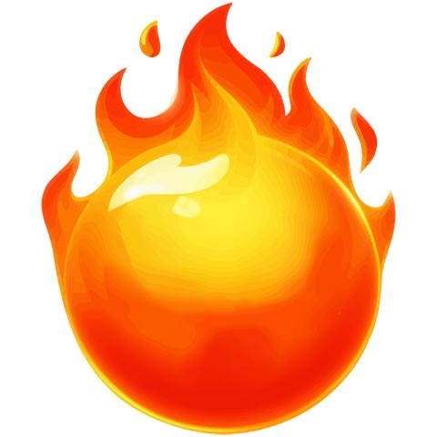 Preview for Blazing-fireball-illustration-object-emoji-template-19061