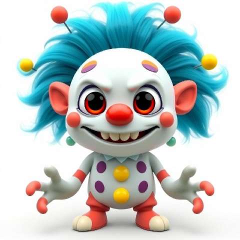 Preview for 3d-cartoon-clown-character-aimonsterstyle-template-dcad3