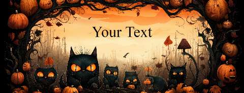 Preview for Halloween-cats-background-halloween-social-template-797ca