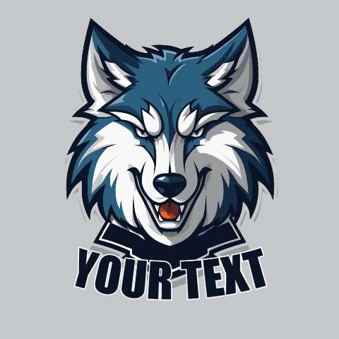 Preview for Custom-wolf-logo-template-logo-mascot-27c68