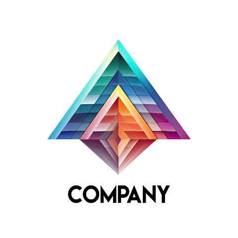 Preview for Colorful-geometric-logo-design-logo-geometric-template-61699