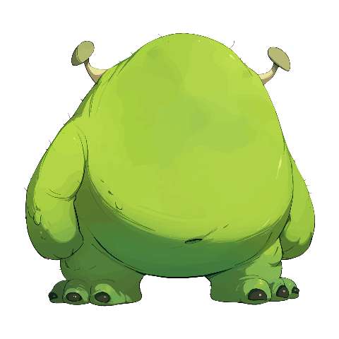 Preview for Cartoon-monster-illustration-large-monster-template-81d4a