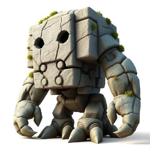 Preview for Stone-golem-3d-model-aimonsterstyle-template-f98f1