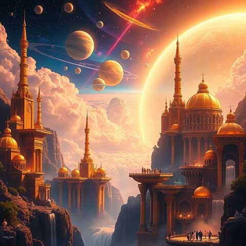 Preview for Futuristic-cliffside-city-aiunique-template-b806c