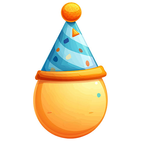 Preview for Cartoon-party-hat-illustration-emoji-body-template-9e142
