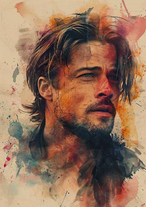 Preview for Artistic-man-portrait-celebrities-template-2f023