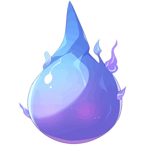 Preview for Mystical-blue-spirit-illustration-object-emoji-template-e594a