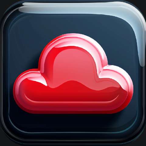 Preview for Cloud Storage Icon Template