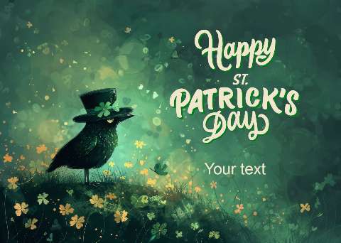 Preview for St-patricks-day-greeting-card-template-9fc9c