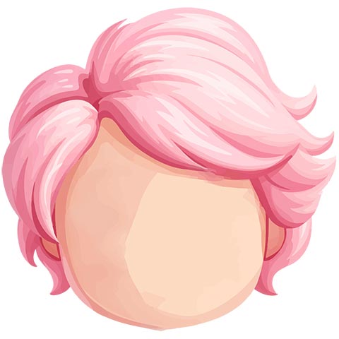 Preview for Pink-hair-illustration-emoji-human-template-5fa3d