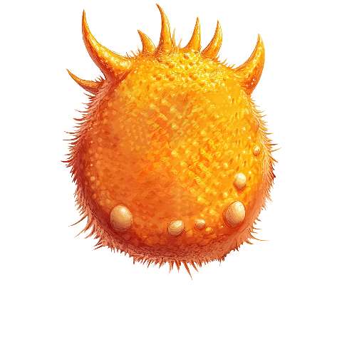 Preview for Orange-spiky-ball-illustration-monster-torso-template-106fd