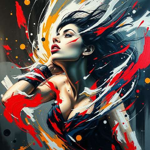 Preview for Abstract-art-portrait-aiartstyle-template-4a98e