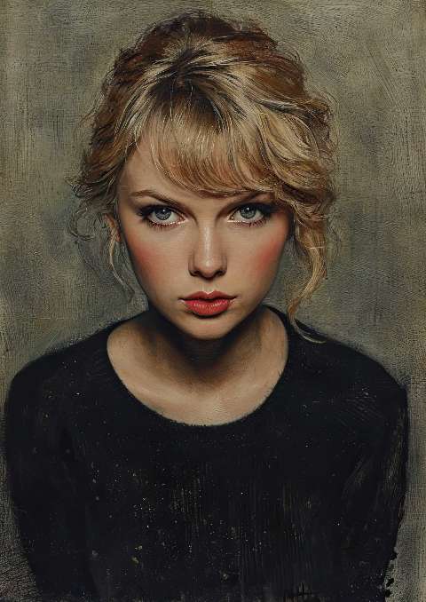 Preview for Taylor-swift-portrait-art-celebrities-template-533e2
