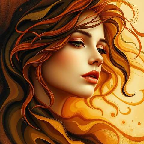 Preview for Digital-art-woman-orange-hair-aifeatured-template-3d967