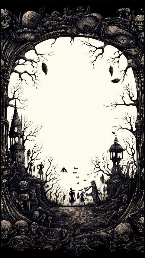 Preview for Halloween-spooky-scene-illustration-halloween-story-template-c981a