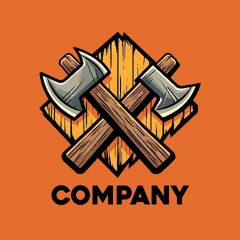Preview for Crossed-axes-company-logo-logo-object-template-41910