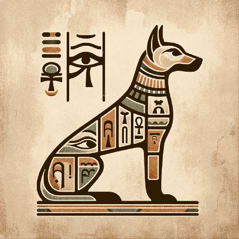 Preview for Anubis Egyptian Symbolism Design Template