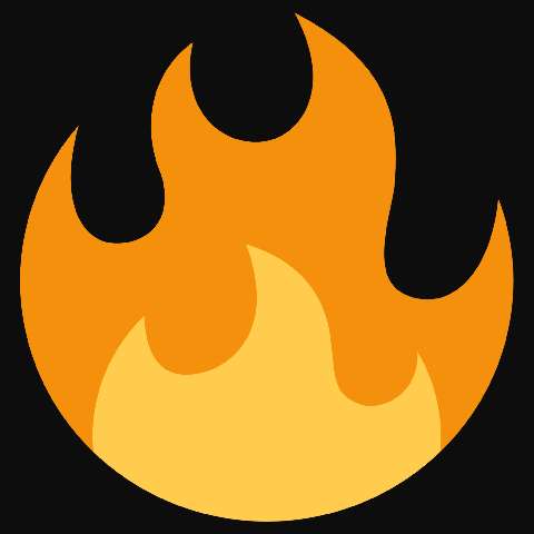 Preview for Stylized-flame-icon-design-emoji-object-template-3d8df