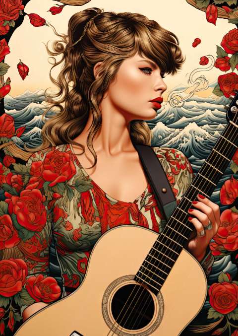 Preview for Taylor-swift-inspired-artwork-template-ba9ef