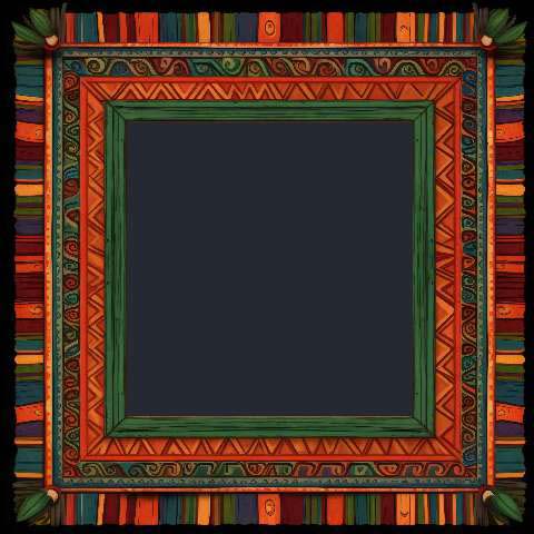 Preview for Vibrant-cultural-frame-design-colorful-frame-template-540bd