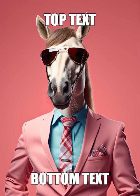 Preview for Cool-horse-meme-template-meme-animal-85923