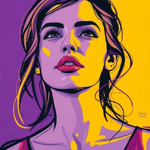 Preview for Pop-art-portrait-illustration-aifeatured-template-90f94