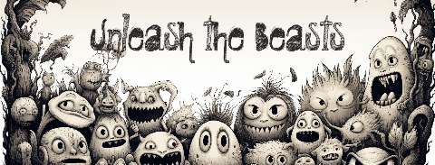 Preview for Unleash-the-beasts-illustration-halloween-social-template-36086