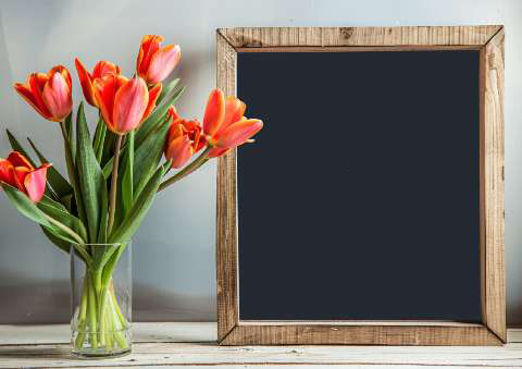 Preview for Tulips-and-chalkboard-display-mothers-day-template-59d4b