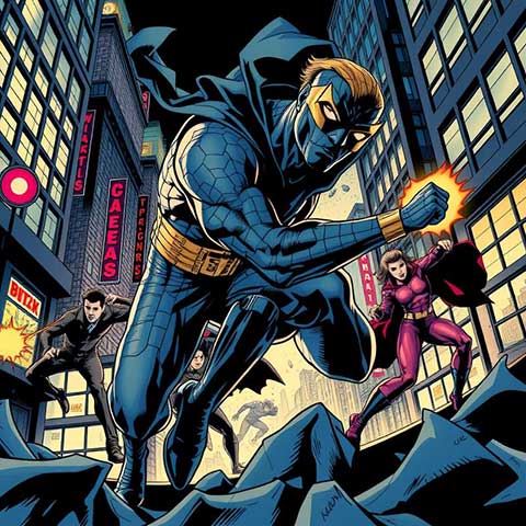 Preview for Superhero-city-battle-aicartoon-template-57b14