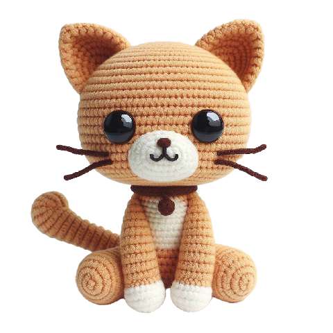 Preview for Crochet-orange-cat-plush-toy-aistickerartstyle-template-c98db