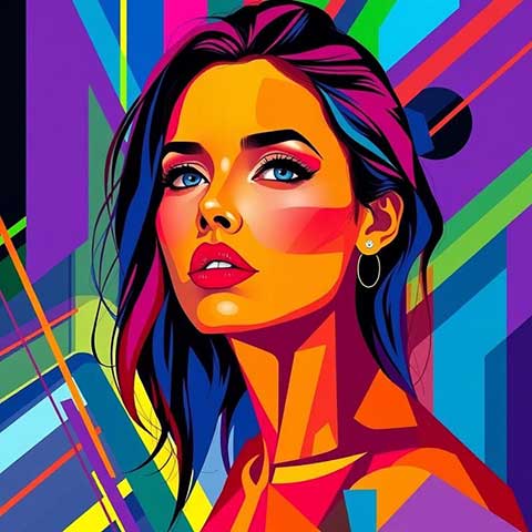 Preview for Pop-art-portrait-digital-art-aistylized-template-f27c0
