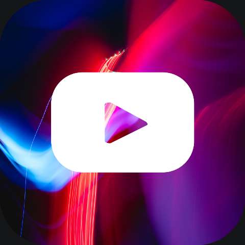 Preview for Youtube-play-button-icon-neon-icon-template-f6192