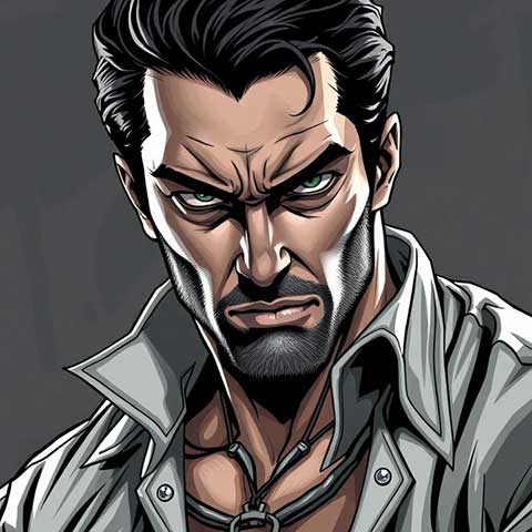 Preview for Comic-book-character-illustration-aicartoon-template-fd2a4