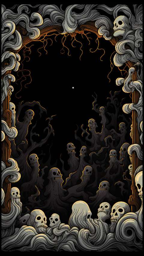 Preview for Spooky-skulls-ghostly-apparitions-halloween-story-template-3bf07
