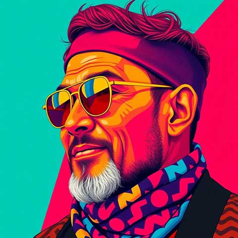 Preview for Vibrant-portrait-style-aistylized-template-d0f03