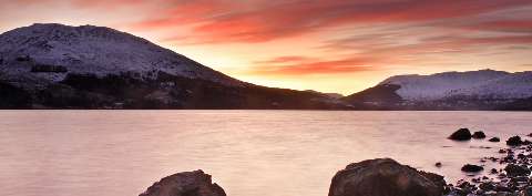 Preview for Snowy-mountain-landscape-at-sunset-facebook-cover-template-6c44c