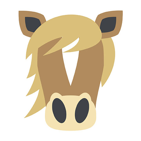 Preview for Horse-head-illustration-emoji-animal-template-9a056