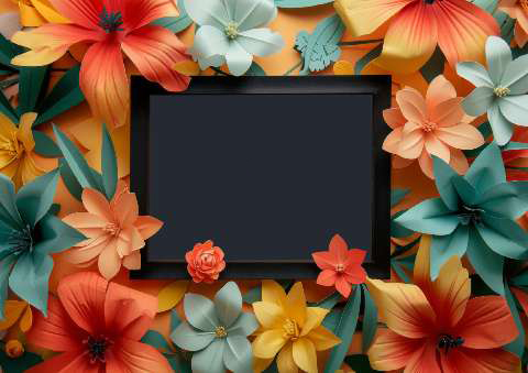 Preview for Floral-frame-template-mothers-day-a32b3