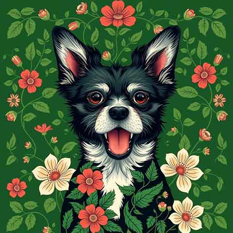 Preview for Chihuahua-floral-illustration-aiold-template-c0aec